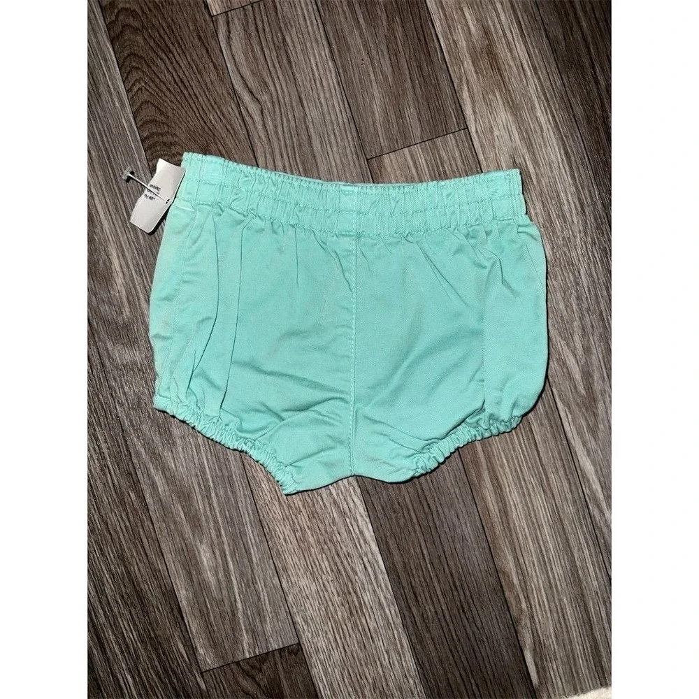 Baby Girl‎ Green Bloomers Shorts 18M diaper cover modesty under dresses green